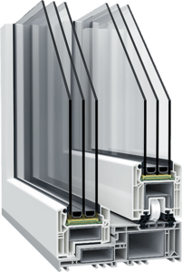 Stolarka PVC model 22