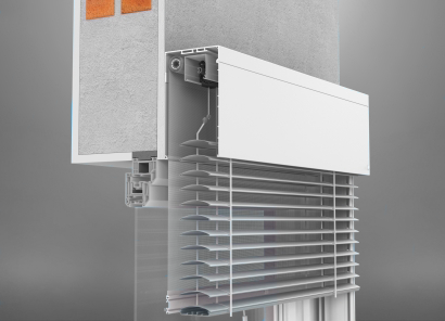 Rolety zewnętrzne i żaluzje fasadowe model 11