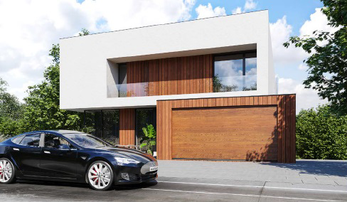 Bramy garażowe model 13